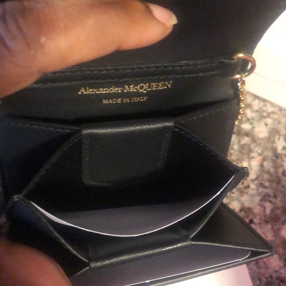 New Al McQueen mini purse length is 3/12 by 2/12 - Picture 3 of 5